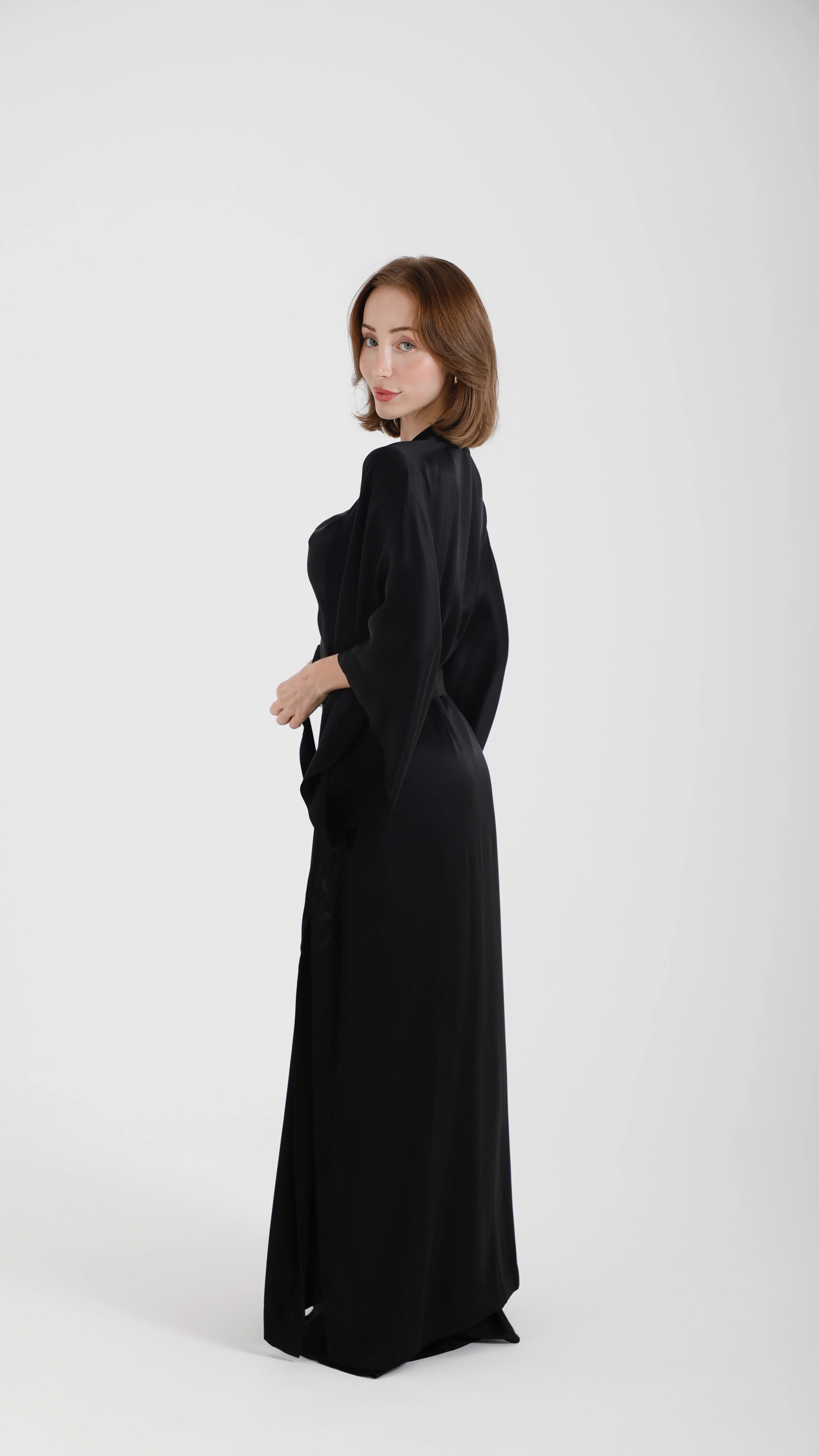 Silk Kimono – Ivory - Image 2