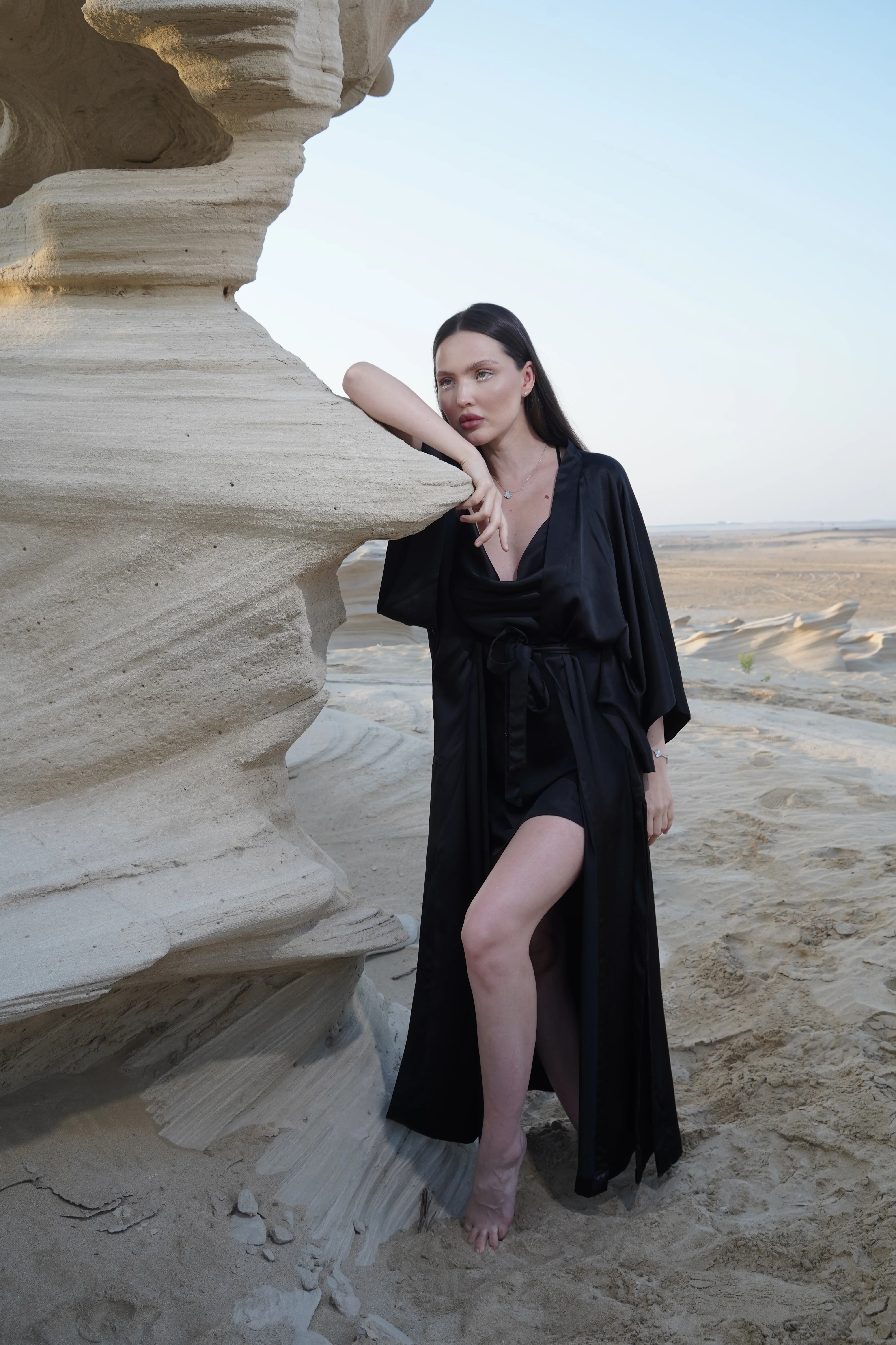 Silk Kimono – Ivory - Image 6